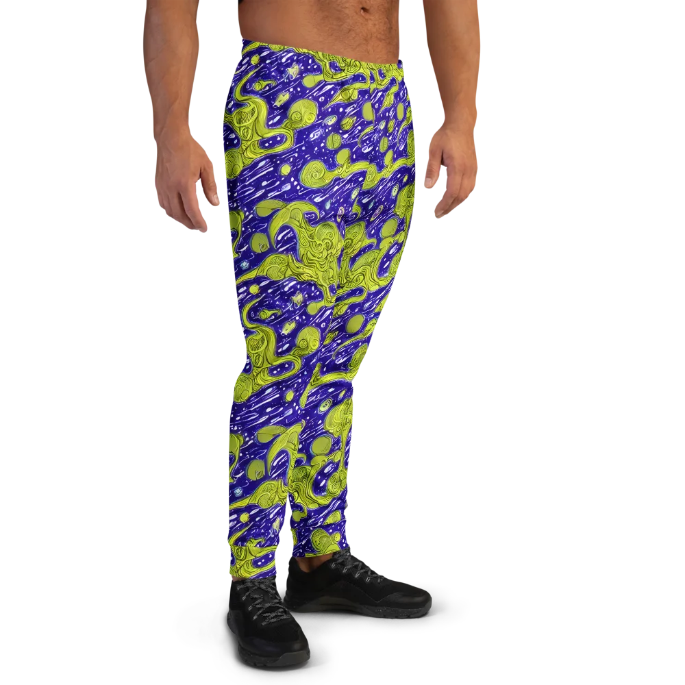 Lime Current on Men's Joggers — Right