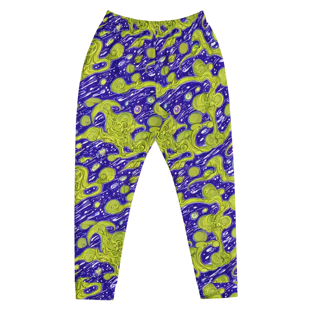 Lime Current on Men's Joggers — Front