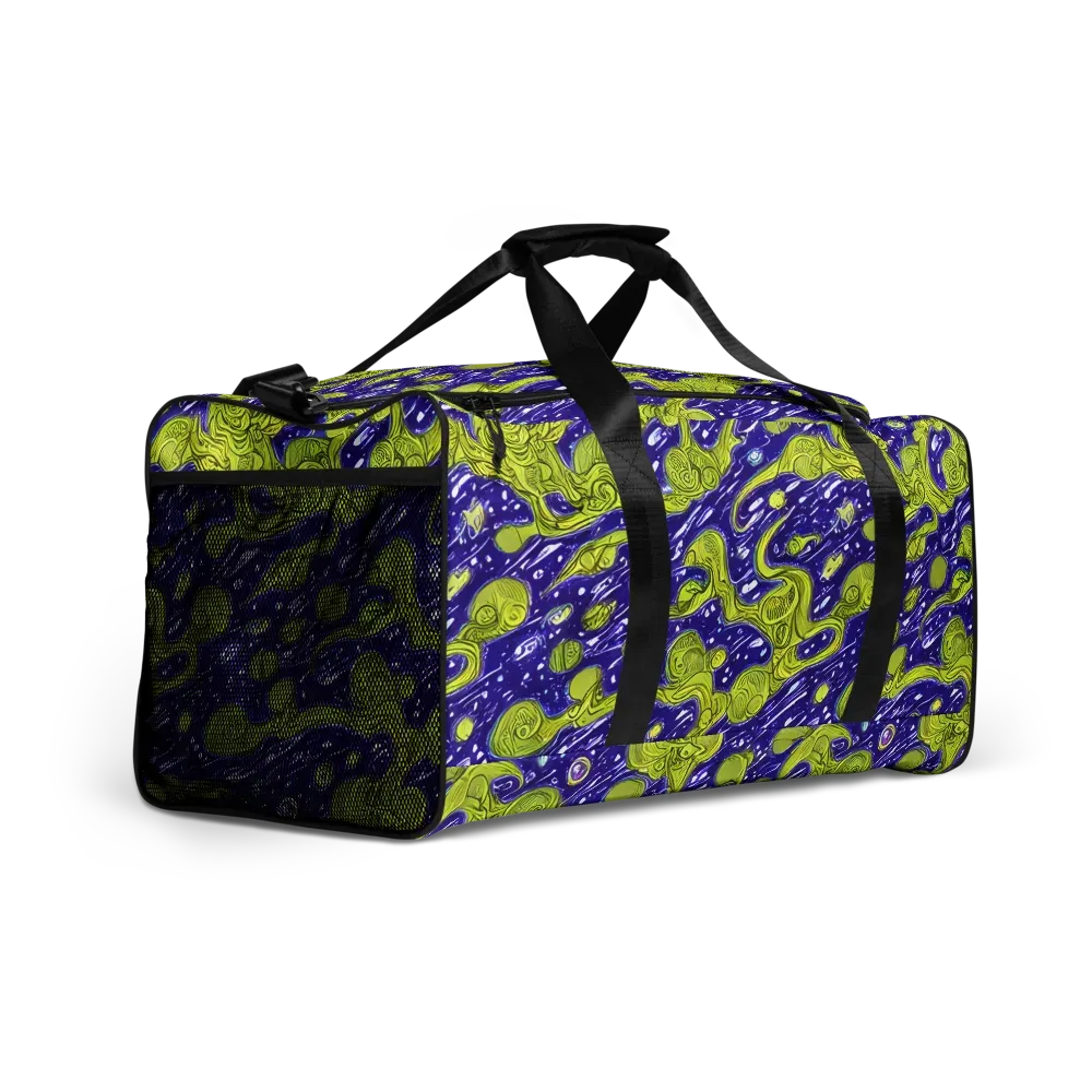 Lime Current on Duffle Bag — Right Front