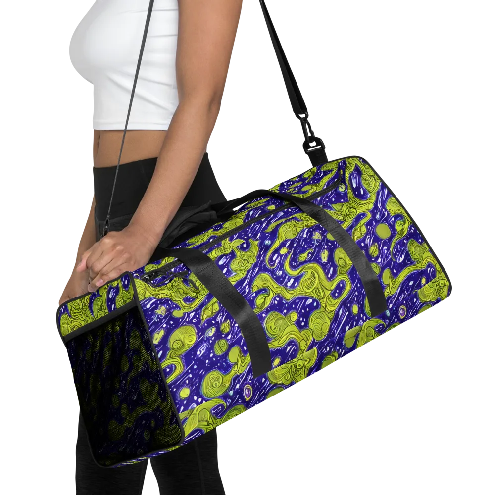 Lime Current on Duffle Bag — Front