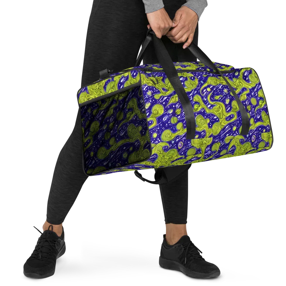 Lime Current on Duffle Bag — Right Front