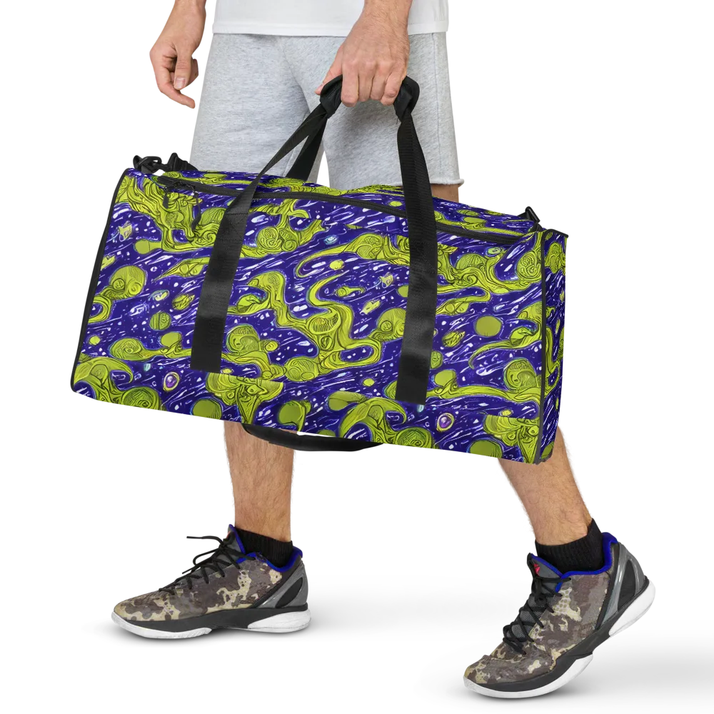 Lime Current on Duffle Bag — Front