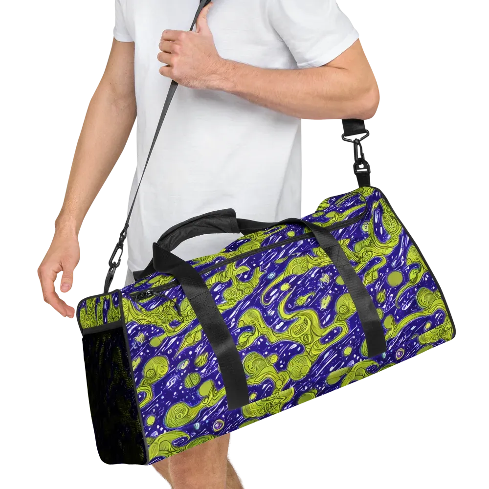 Lime Current on Duffle Bag — Right Front