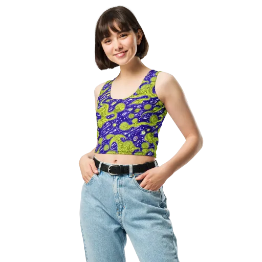 Lime Current on a Crop Top