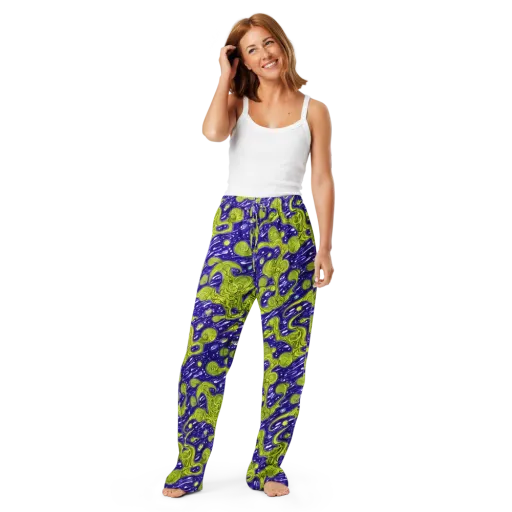 Lime Current on a Women's Pajama Pants