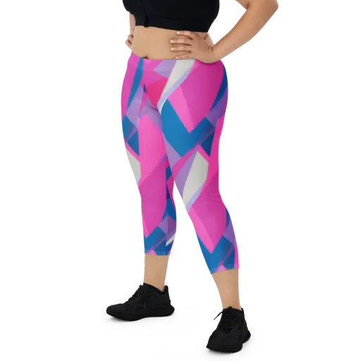 Chromatic Angles on a Capri Leggings