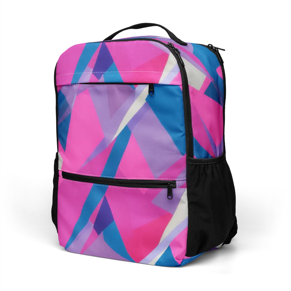 Chromatic Angles on Utility Backpack — Left Front