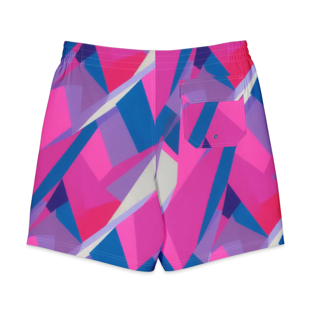 Chromatic Angles on Men's Board Shorts — Back