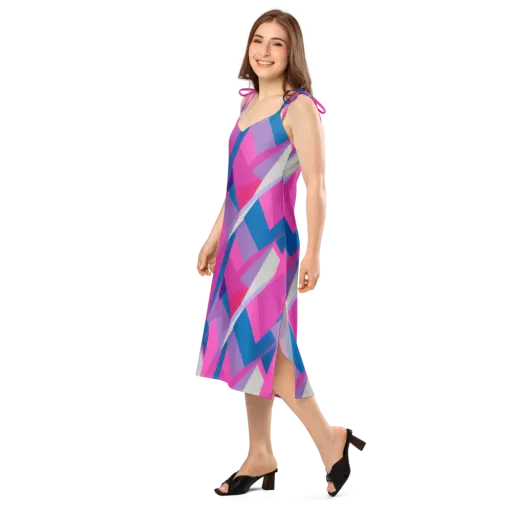 Chromatic Angles on a Slip Dress