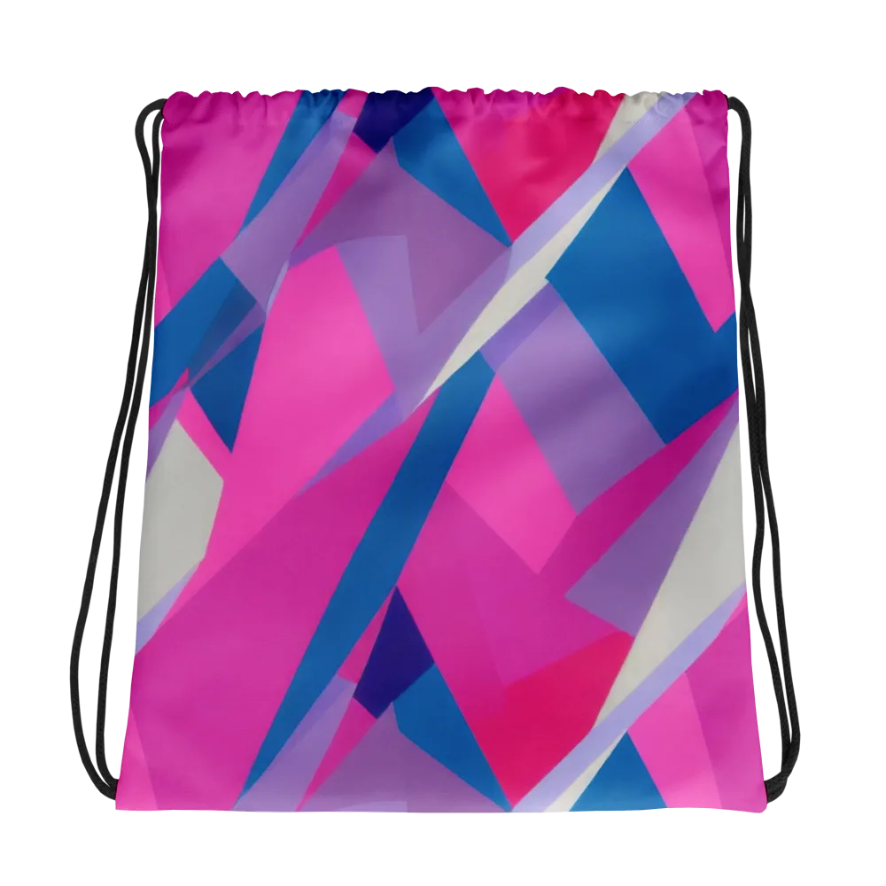 Chromatic Angles on Drawstring Bag — Photo