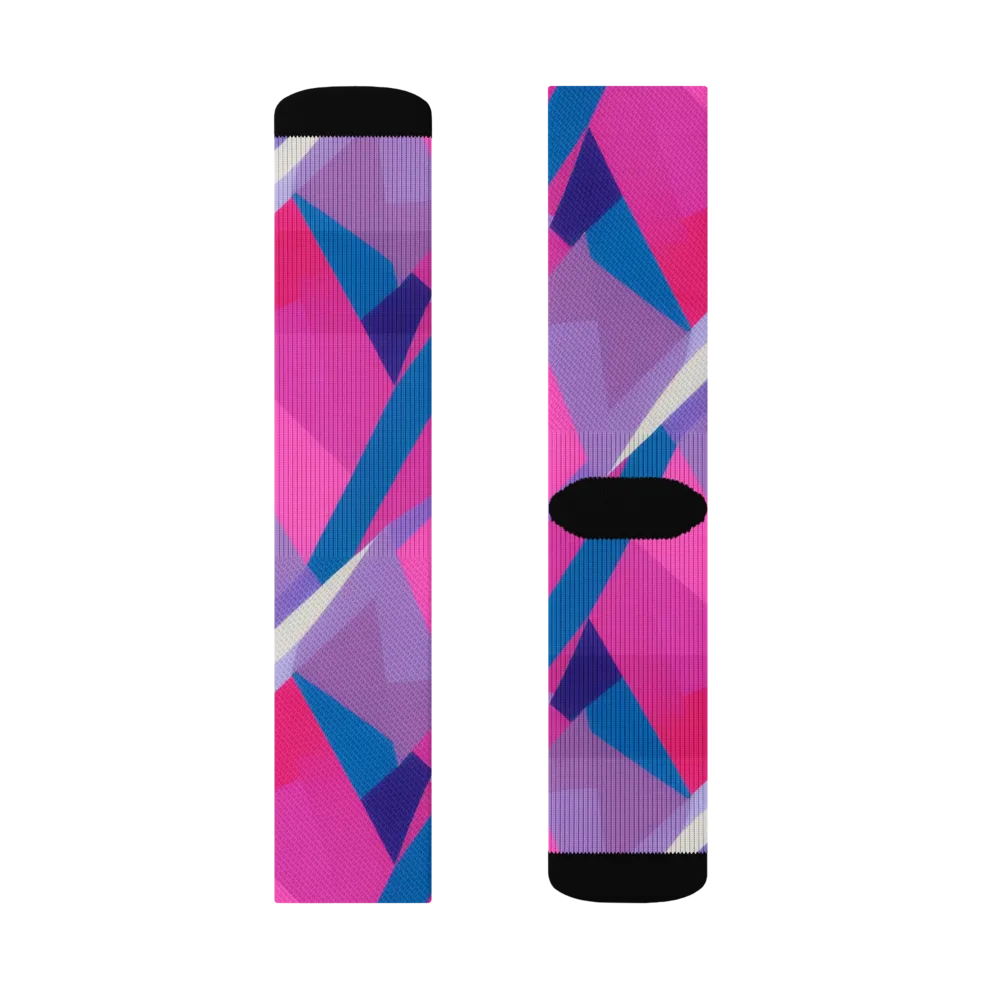 Chromatic Angles on Socks — Right Sock