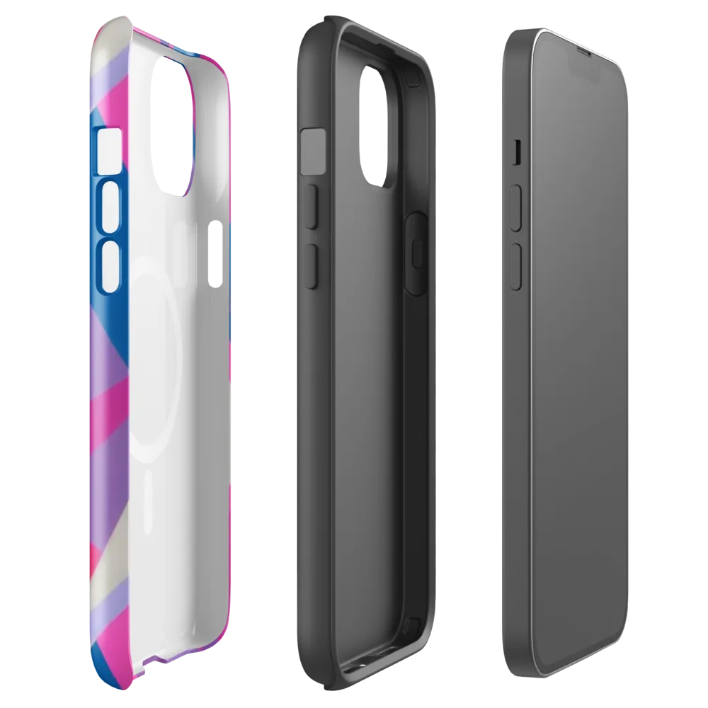 Chromatic Angles on MagSafe Tough Case for iPhone® — Front