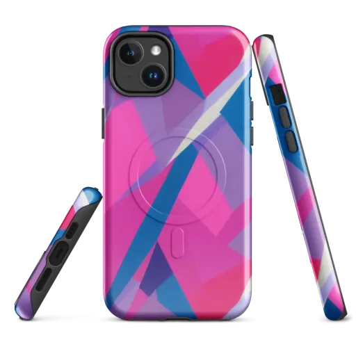 Chromatic Angles on a MagSafe Tough Case for iPhone®