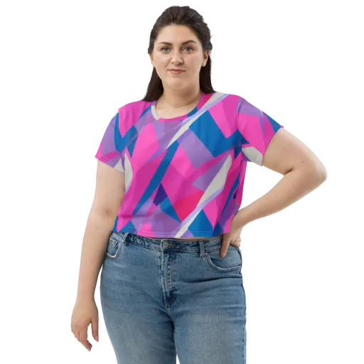 Chromatic Angles on a Crop Tee