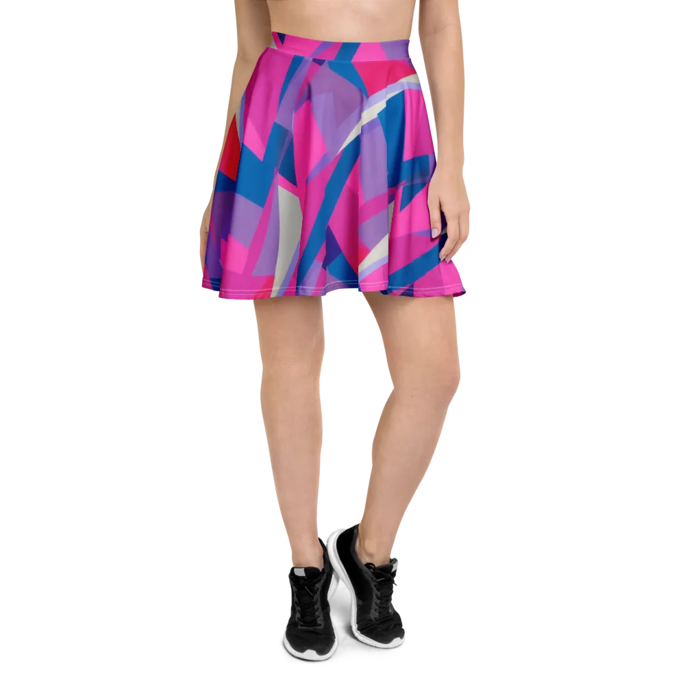 Chromatic Angles on Skater Skirt — Front