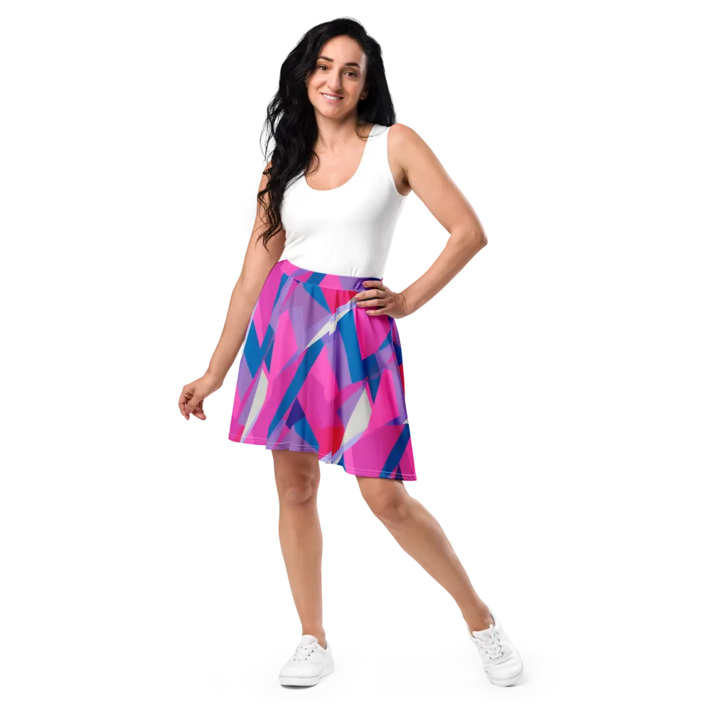 Chromatic Angles on Skater Skirt — Front