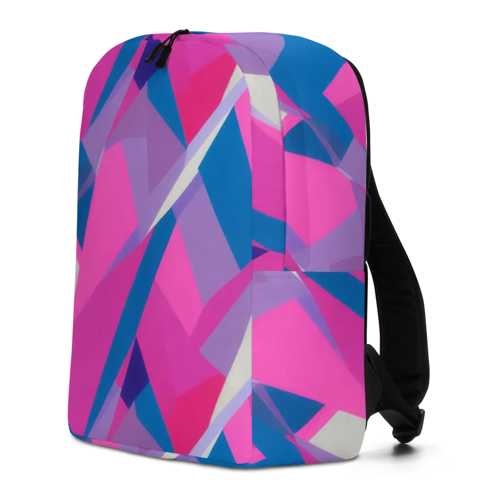 Chromatic Angles on Minimalist Backpack — Left