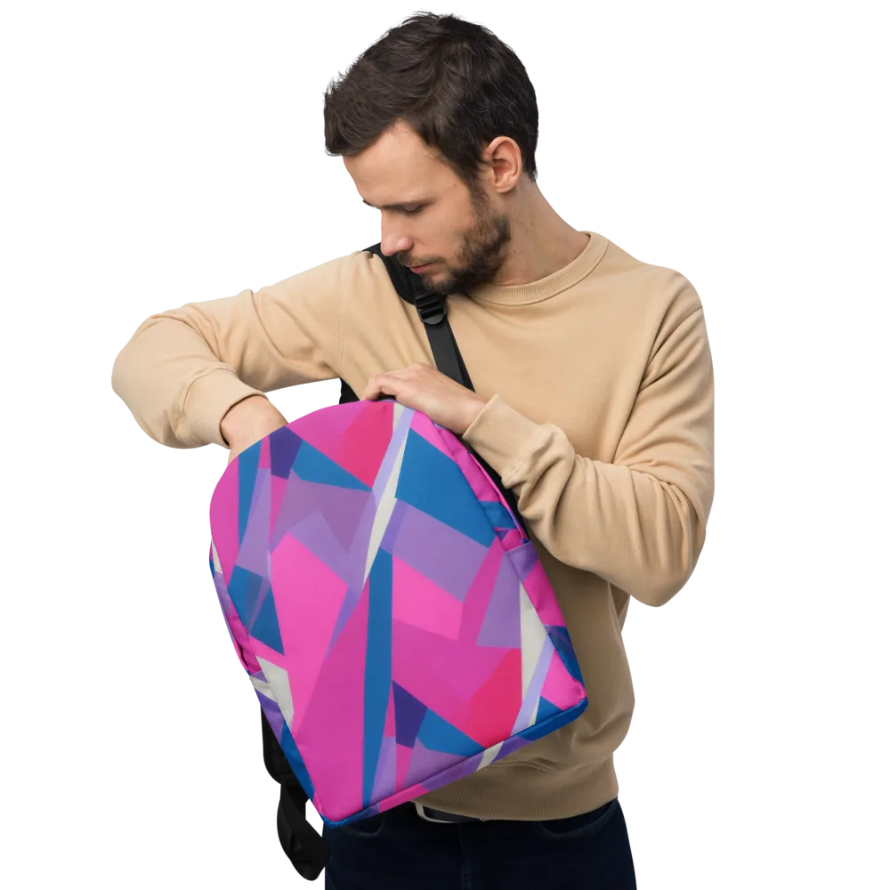 Chromatic Angles on Minimalist Backpack — Front