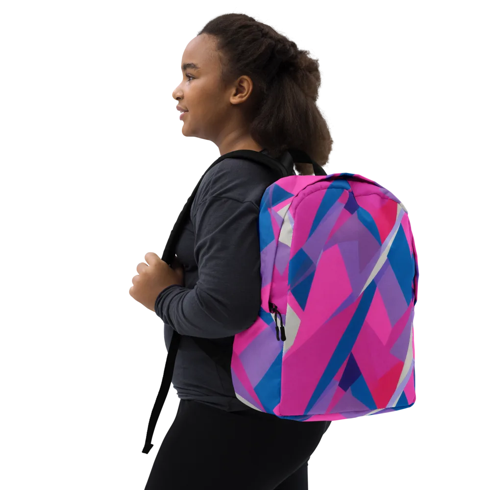 Chromatic Angles on Minimalist Backpack — Right Front