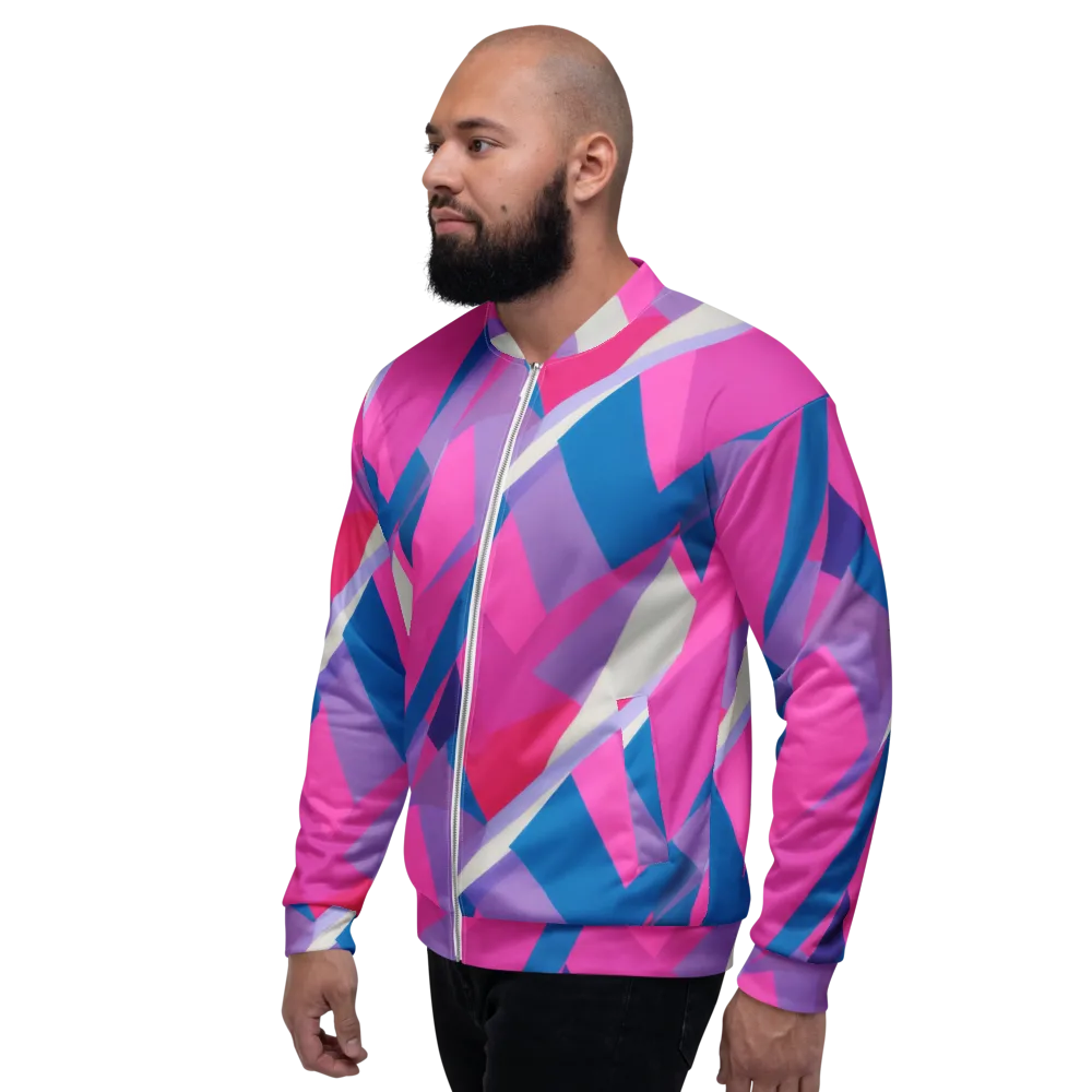 Chromatic Angles on Bomber Jacket — Left