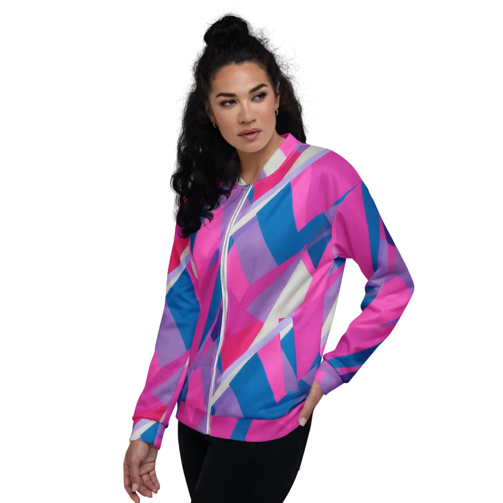 Chromatic Angles on Bomber Jacket — Left