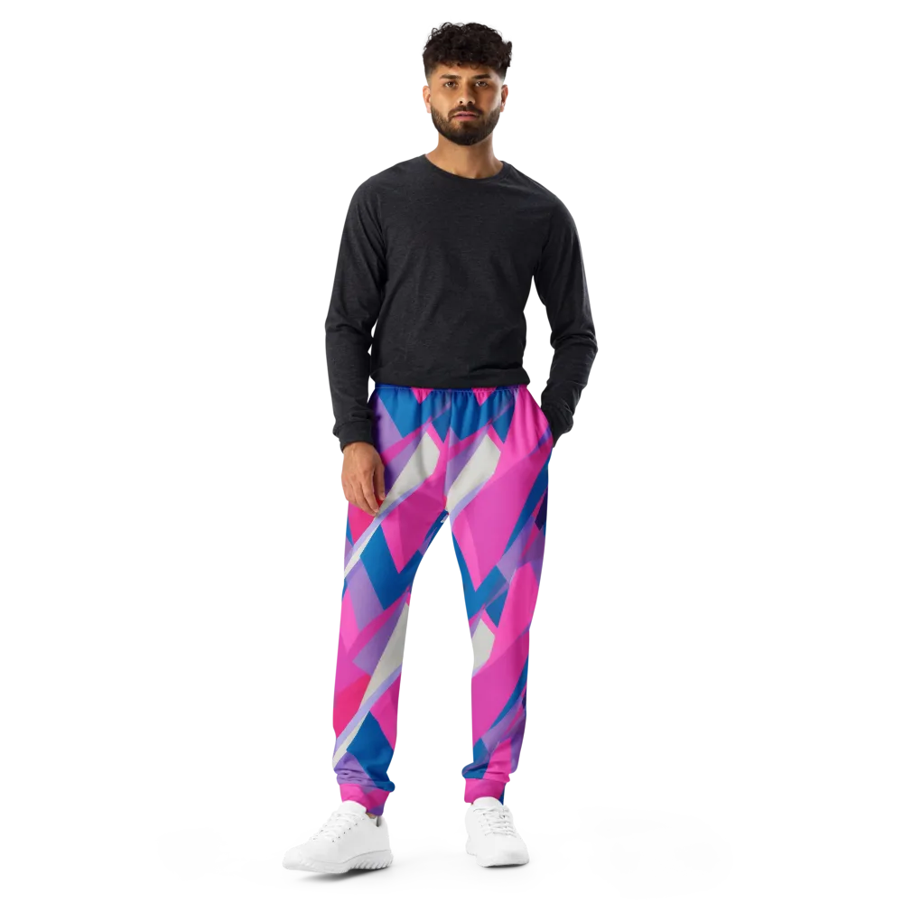 Chromatic Angles on Men's Joggers — Front