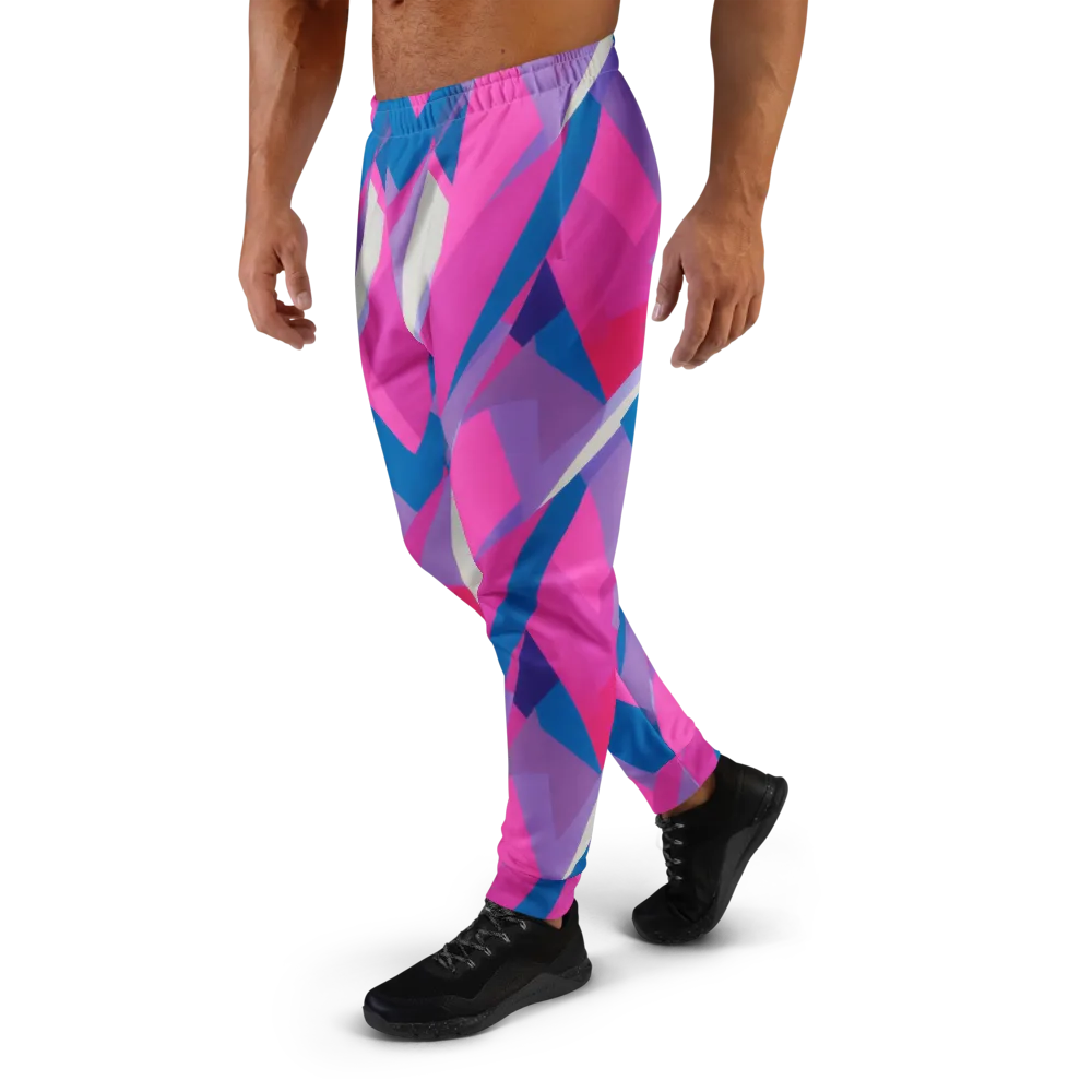 Chromatic Angles on Men's Joggers — Left