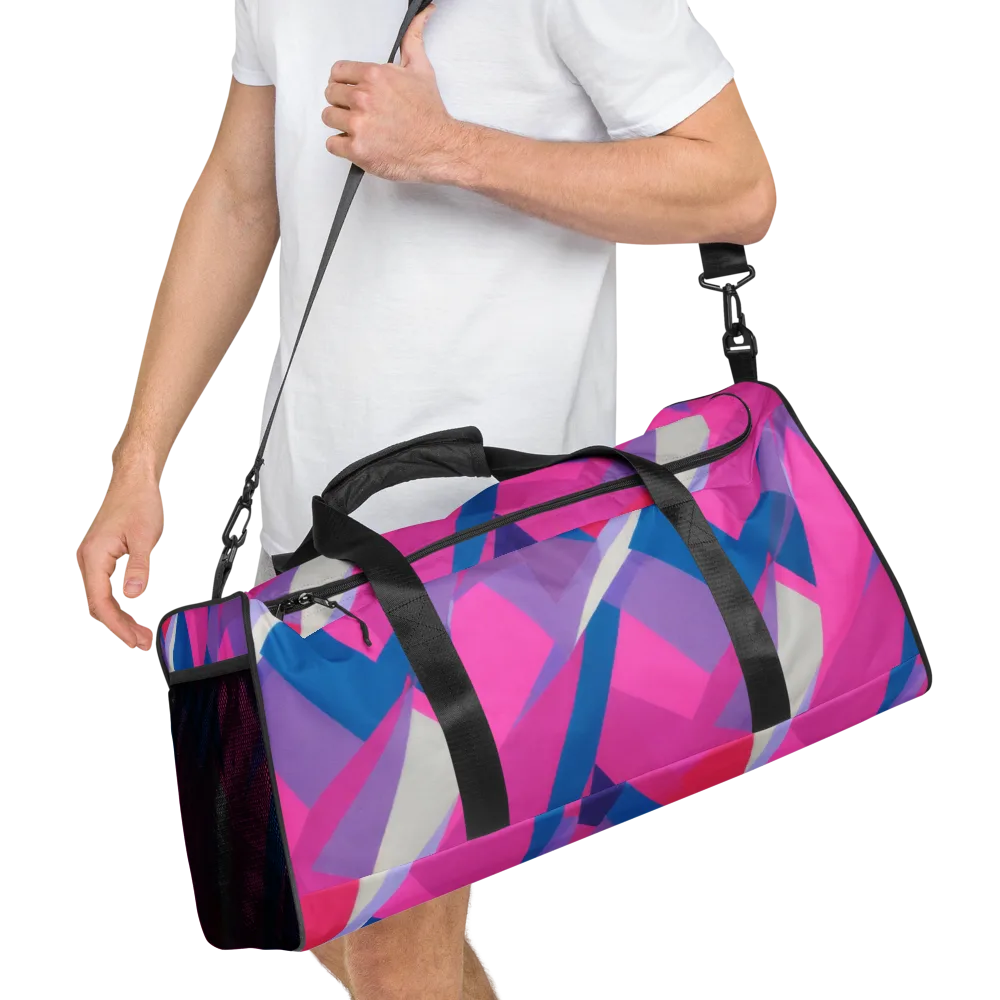 Chromatic Angles on Duffle Bag — Right Front