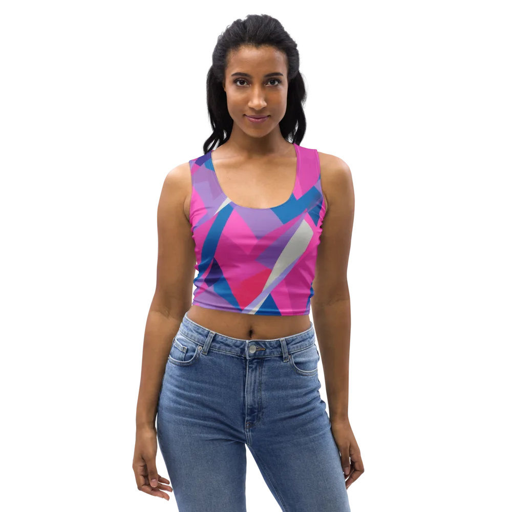 Chromatic Angles on Crop Top — Front