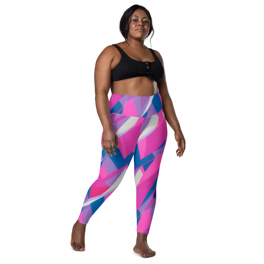 Chromatic Angles on Leggings with Pockets — Front