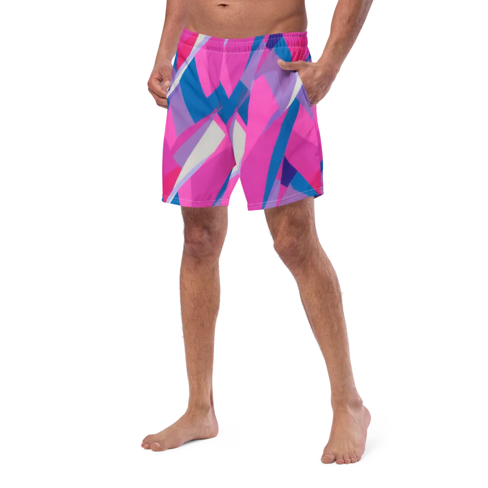 Chromatic Angles on Swim Trunks — Left Front