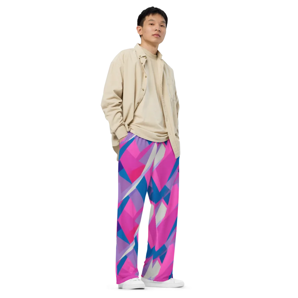Chromatic Angles on Wide-Leg Pants — Right Front
