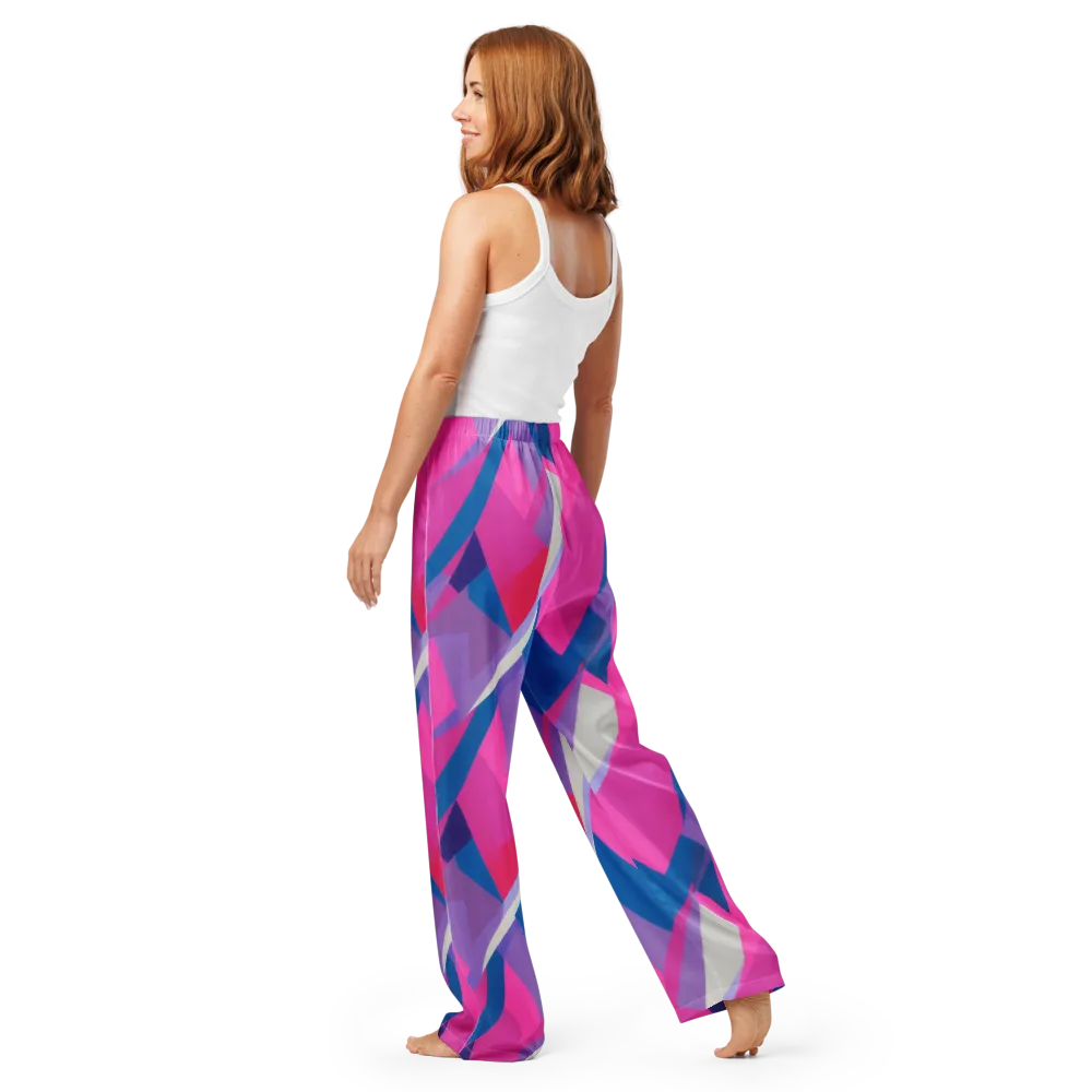 Chromatic Angles on Women's Pajama Pants — Back