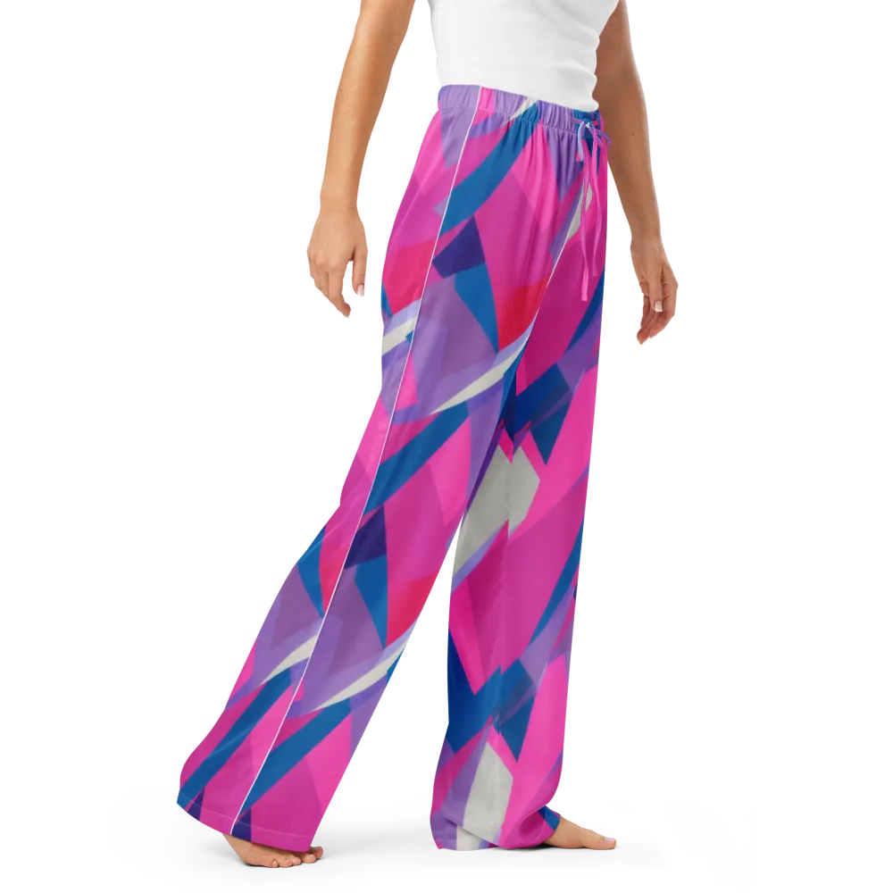 Chromatic Angles on Women's Pajama Pants — Right Front
