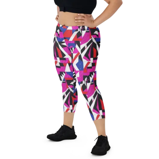 Laser Tessellation on a Capri Leggings