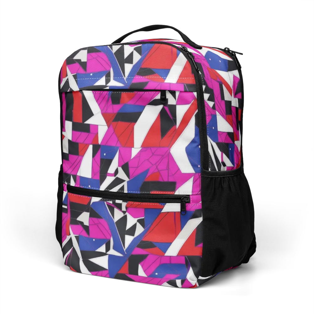 Laser Tessellation on Utility Backpack — Left Front