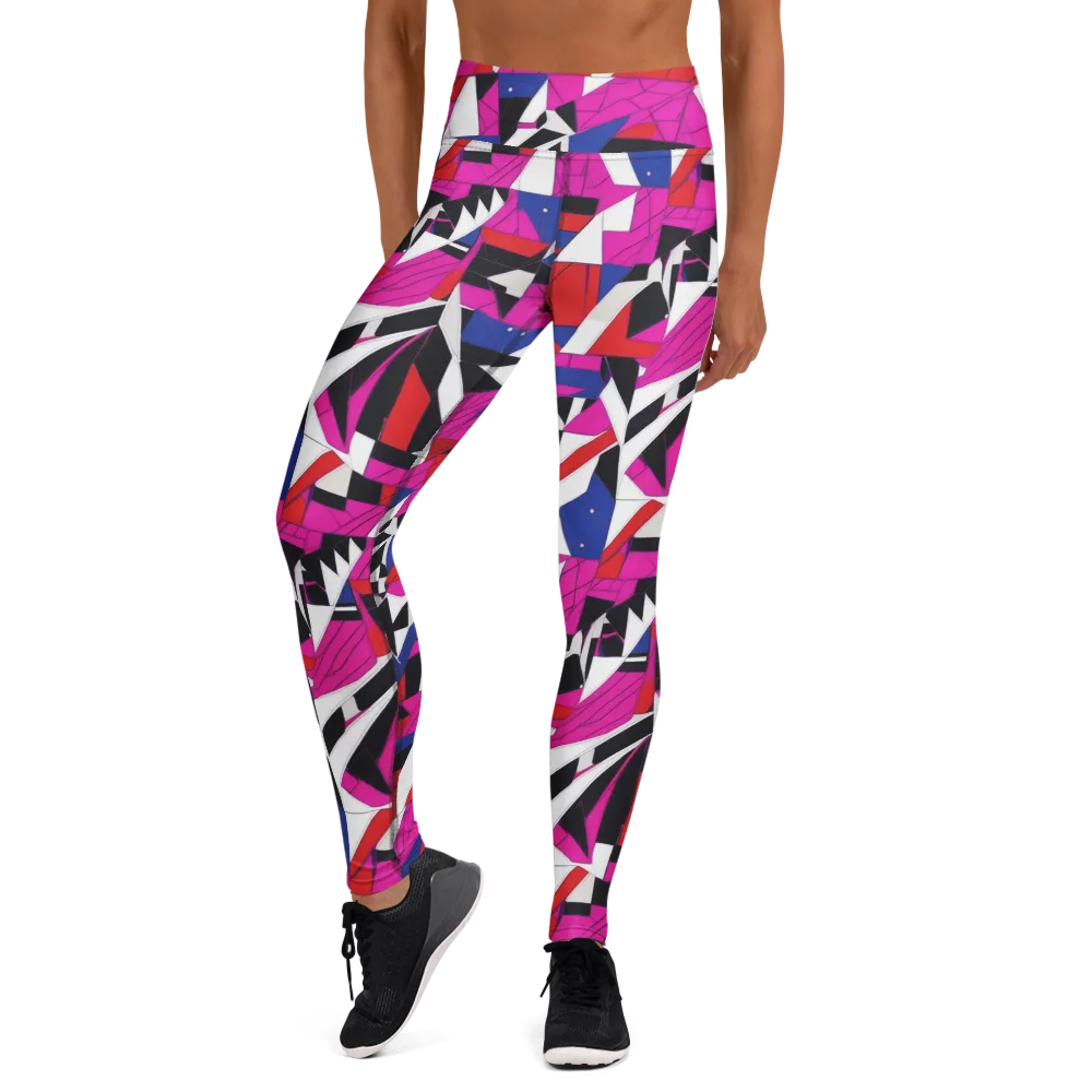 Laser Tessellation on Yoga Leggings — Front