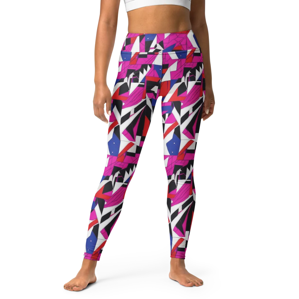 Laser Tessellation on Yoga Leggings — Front
