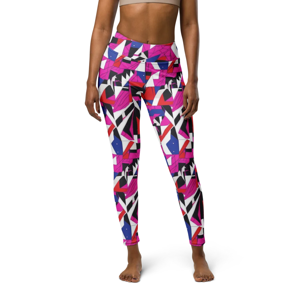 Laser Tessellation on Yoga Leggings — Front