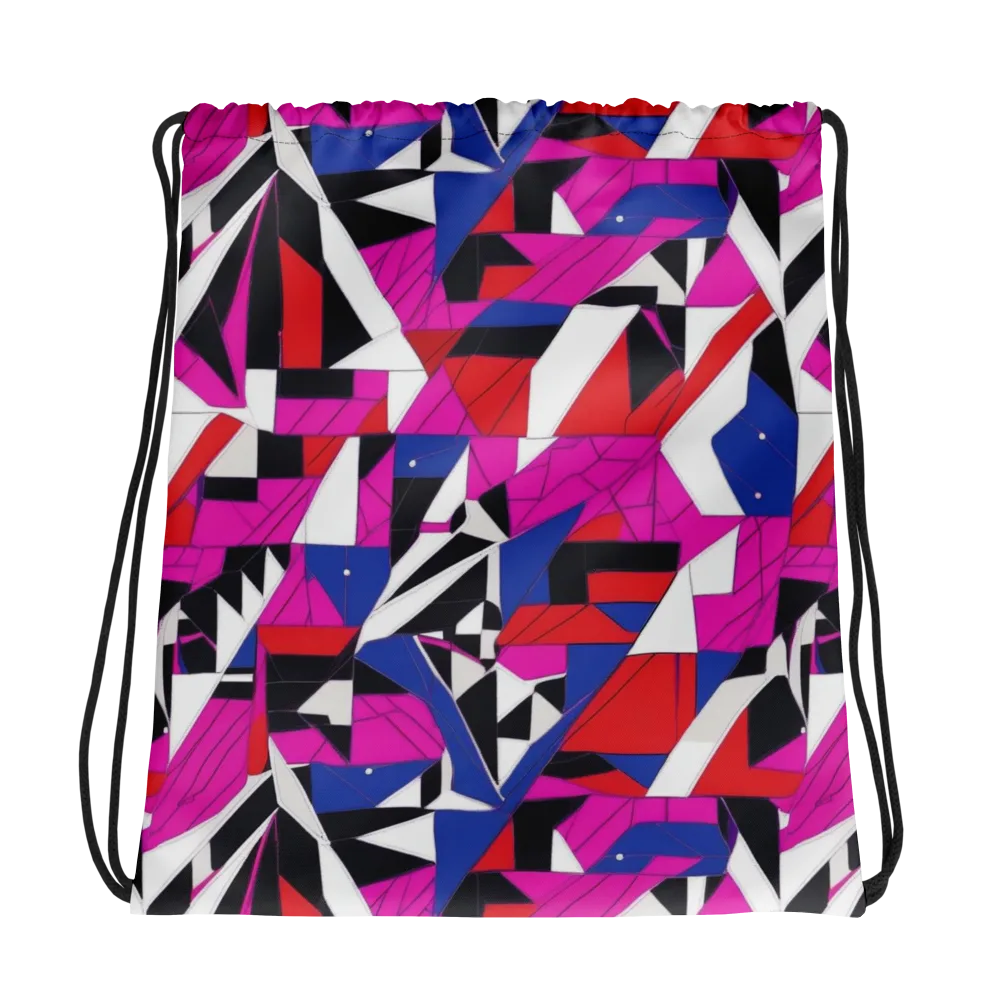 Laser Tessellation on Drawstring Bag — Photo