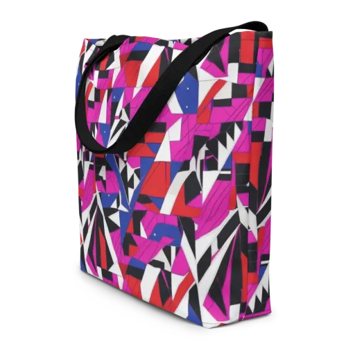 Laser Tessellation on a Large Tote Bag W/ Pocket
