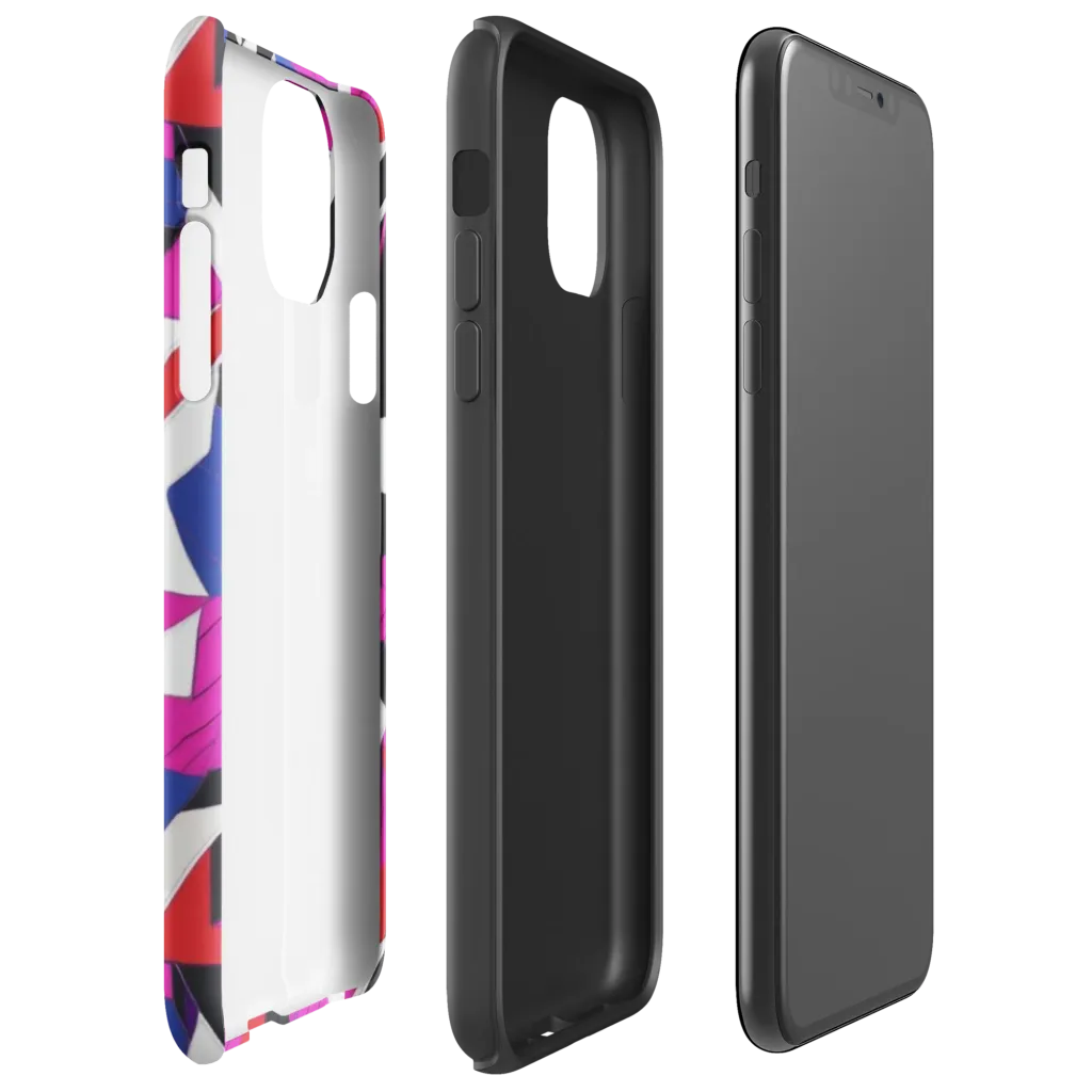 Laser Tessellation on Tough Case for iPhone® — Right