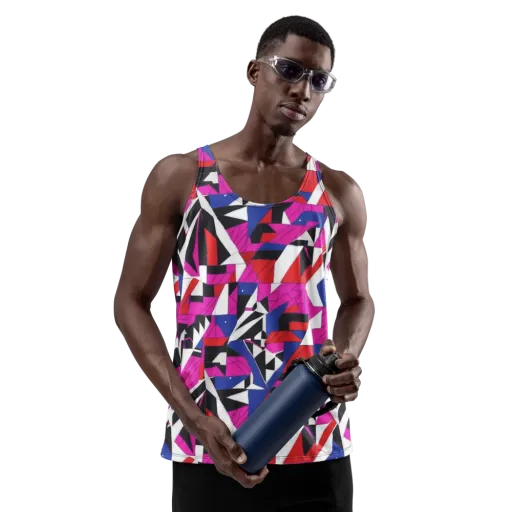 Laser Tessellation on a Men's Tank Top