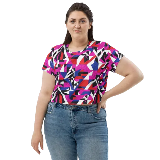 Laser Tessellation on a Crop Tee