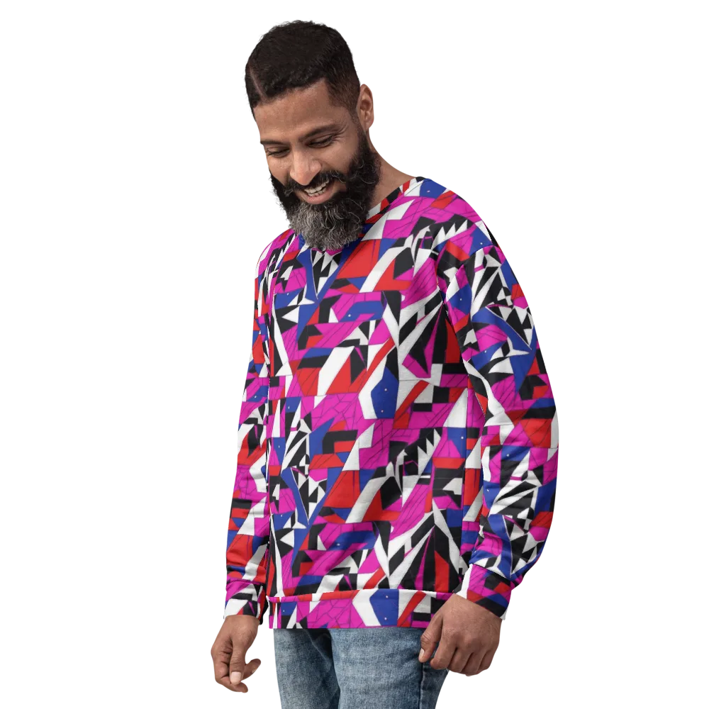 Laser Tessellation on Sweatshirt — Left Front