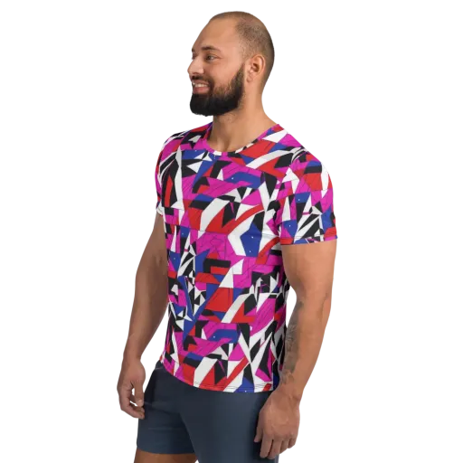 Laser Tessellation on a Men's Athletic T-Shirt