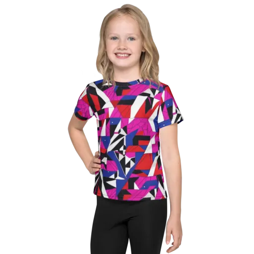 Laser Tessellation on a Kids Crew Neck T-Shirt