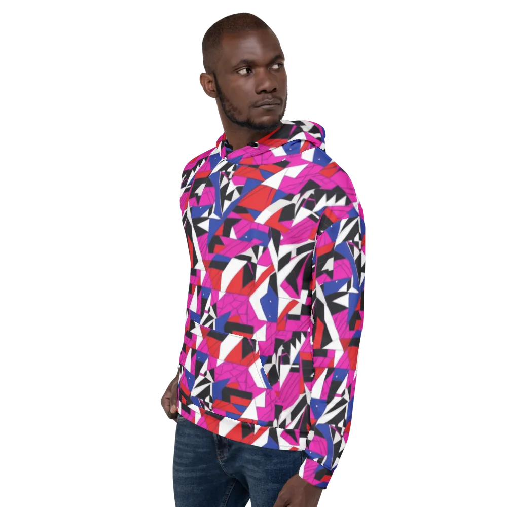 Laser Tessellation on Hoodie — Left