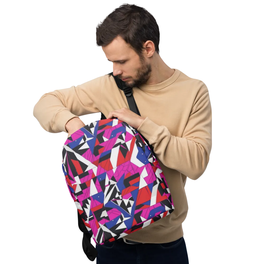 Laser Tessellation on Minimalist Backpack — Front