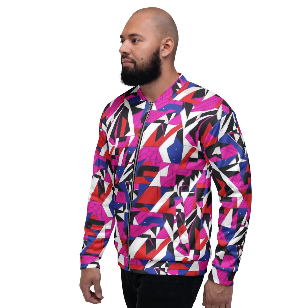 Laser Tessellation on Bomber Jacket — Left